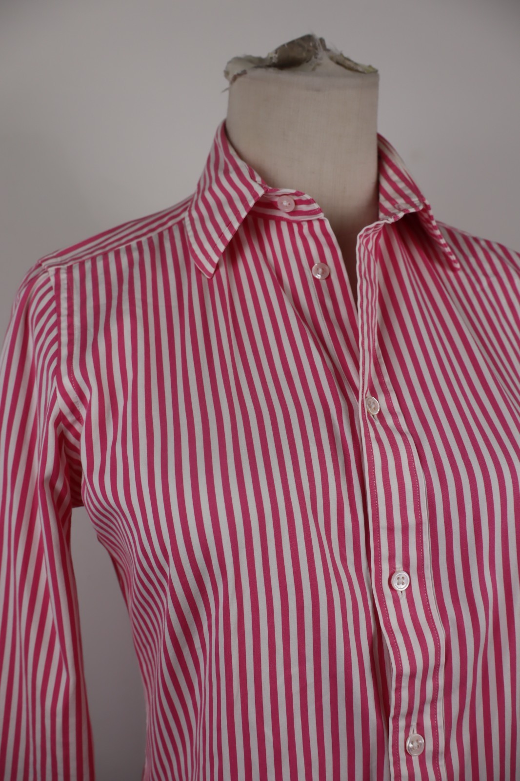 RALPH LAUREN CAMICIA DONNA TG. 4 WOMAN SHIRT CASUAL VINTAGE COTONE COTTON LOGO