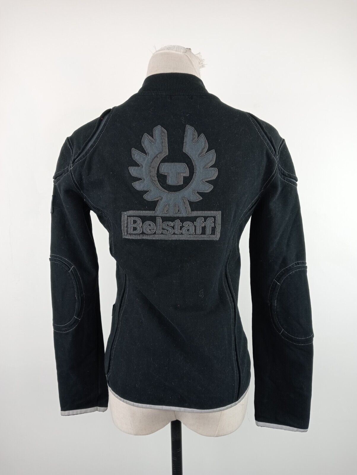 BELSTAFF FELPA ZIP DONNA Tg 42 WOMAN CASUAL VINTAGE SPORT SWEATSHIRT
