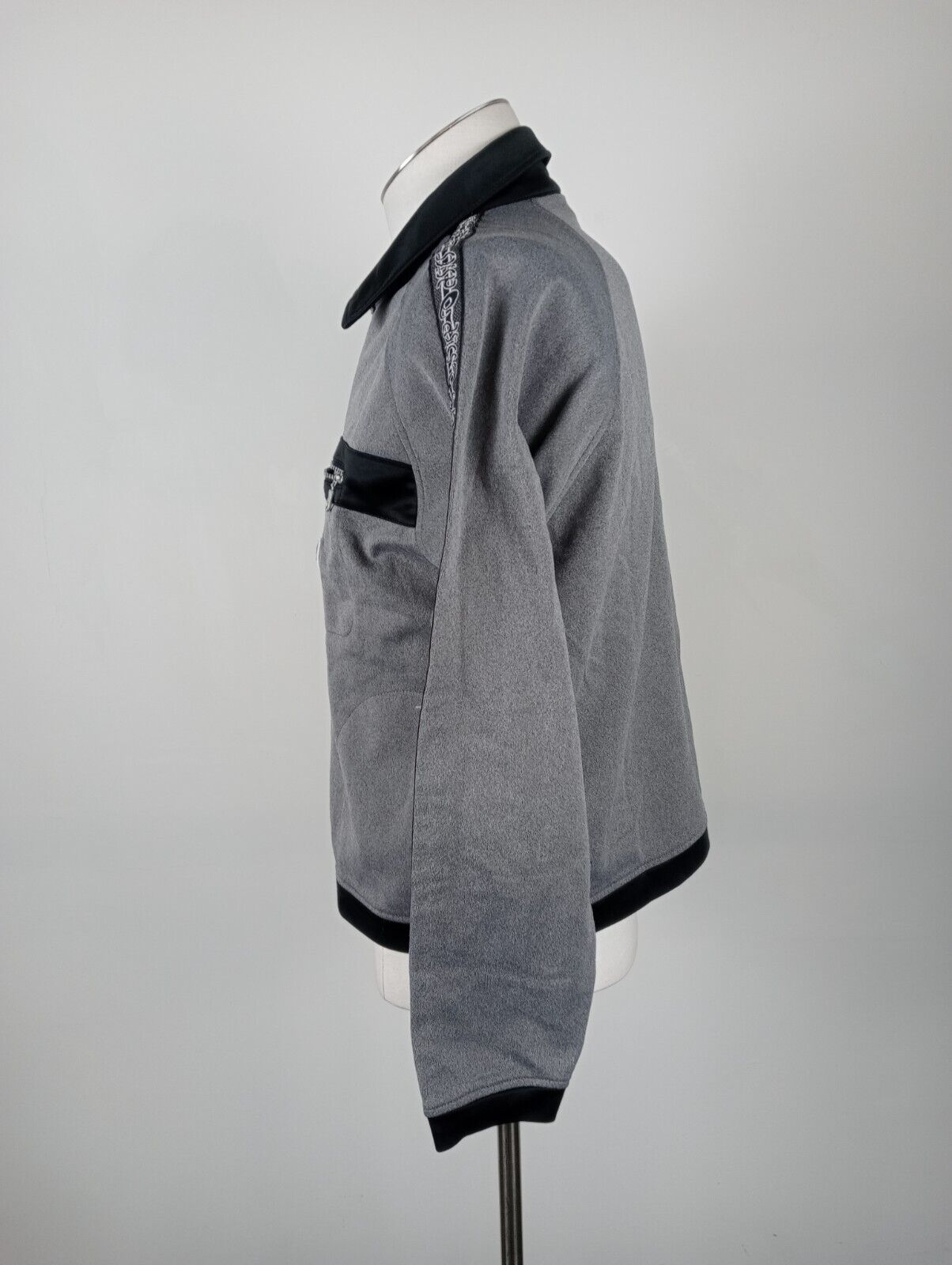 ASICS GIACCA SPORTIVA BOY Tg. M RAGAZZO VINTAGE CASUAL SPORT JACKET CON ZIP