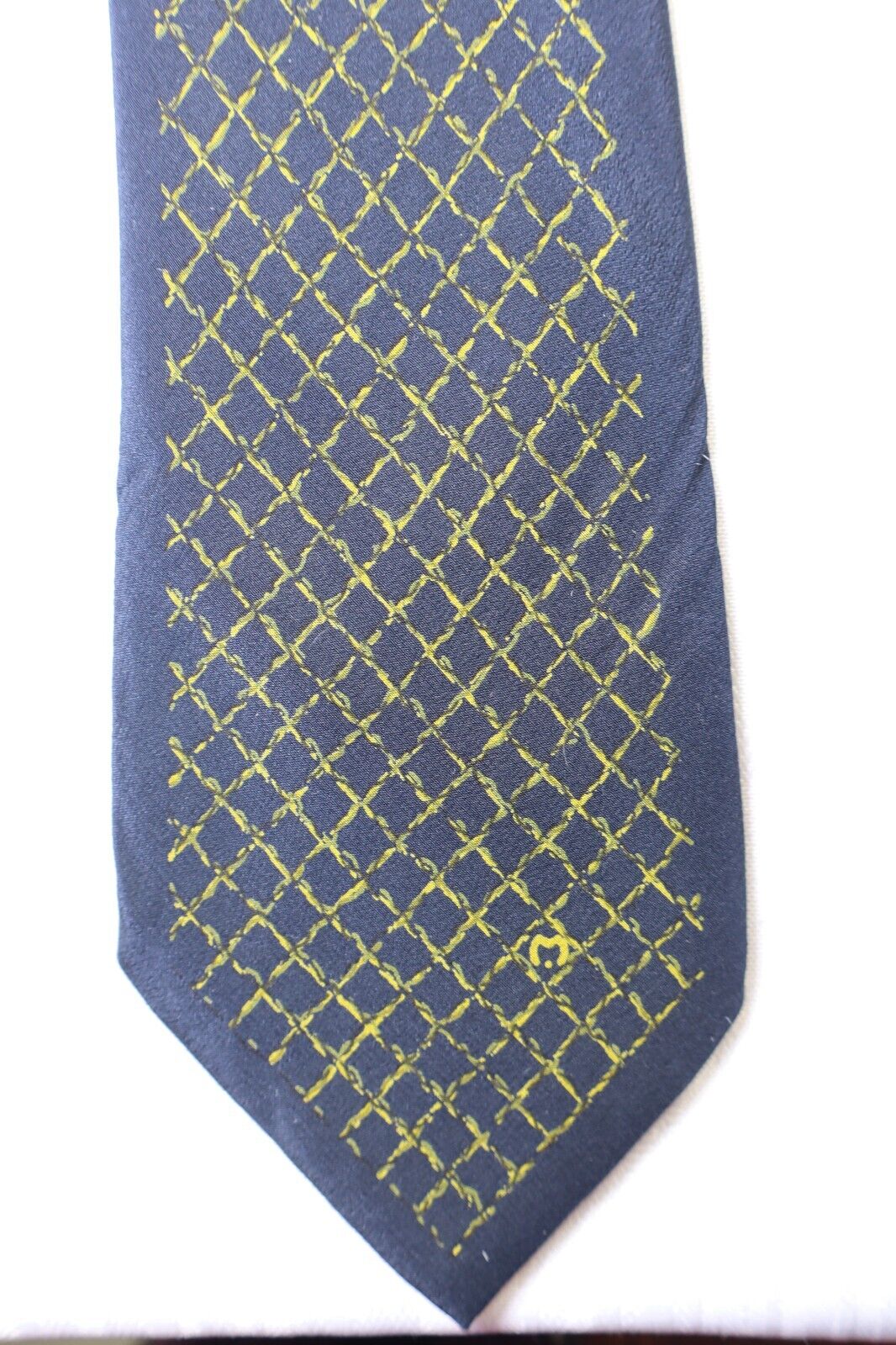 MILA SCHON 100% SETA SILK TIE CRAVATTA NECKTIE ITALY VINTAGE CLASSIC