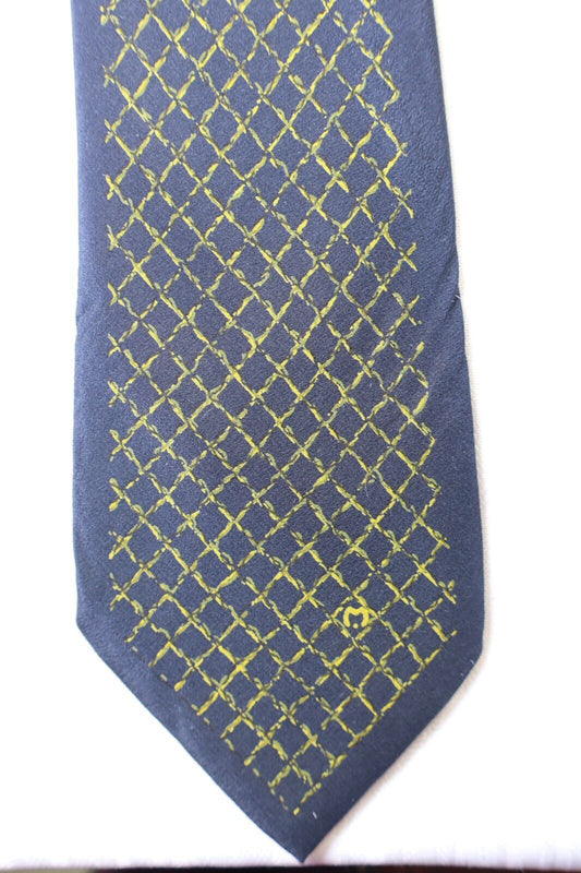 MILA SCHON 100% SETA SILK TIE CRAVATTA NECKTIE ITALY VINTAGE CLASSIC