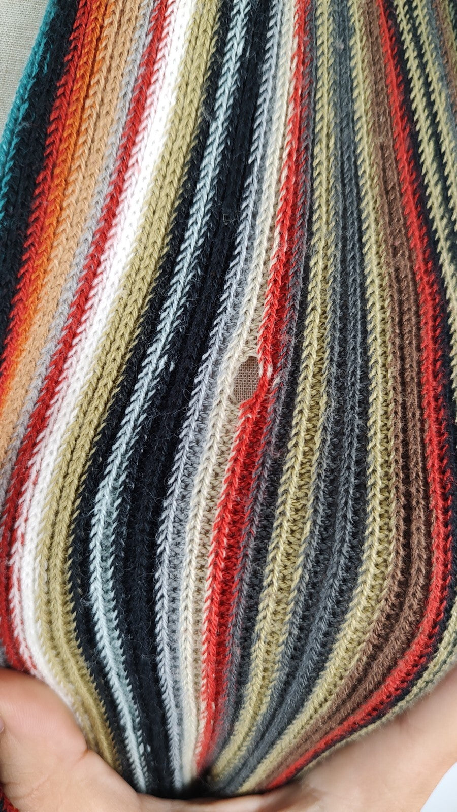 GATTINONI SCIARPA UOMO DONNA WOMAN MAN VINTAGE CASUAL SCARF ACRILICO