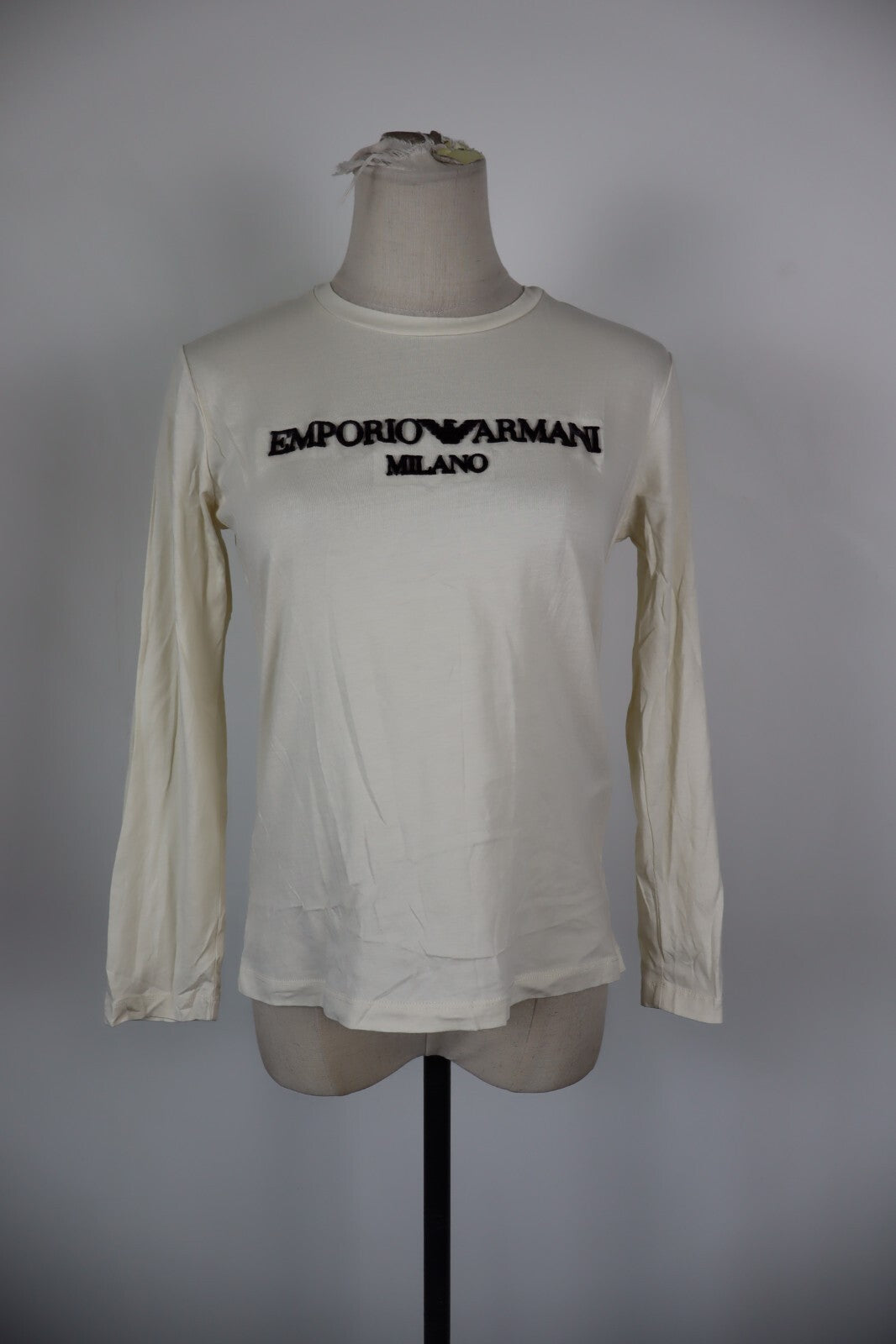 EMPORIO ARMANI MAGLIA DONNA TG S WOMAN CASUAL VINTAGE TOP T-SHIRT COTONE