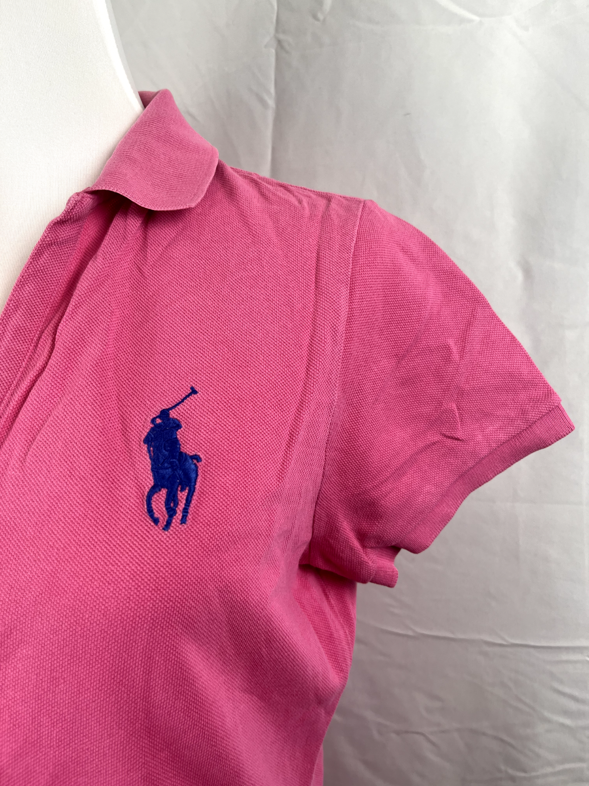 RALPH LAUREN SPORT POLO MAGLIA DONNA COTONE TG. L WOMAN SHIRT CASUAL VINTAGE