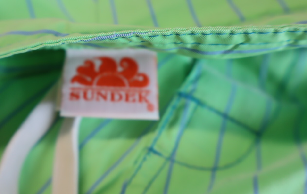 SUNDEK COSTUME PANTALONCINO MARE UOMO TG 12 MEN SWIMSUIT VINTAGE CASUAL