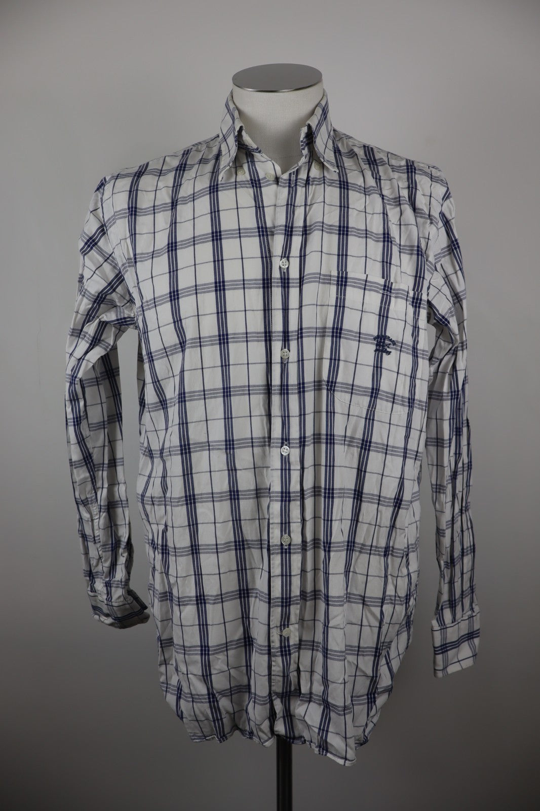 PAUL & SHARK CAMICIA UOMO TG 39 15 1/2 MAN CASUAL VINTAGE SHIRT COTONE COTTON