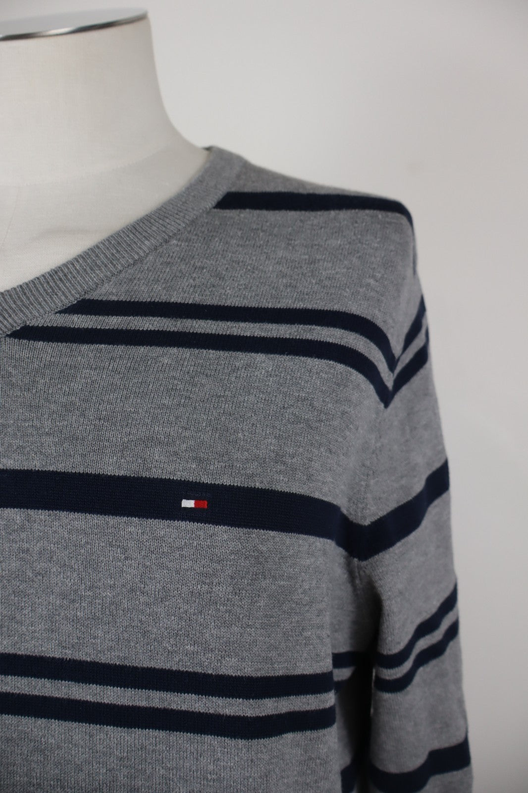 TOMMY HILFIGER MAGLIONE VINTAGE COTONE COTTON UOMO Tg. M MAN SWEATER CASUAL LOGO