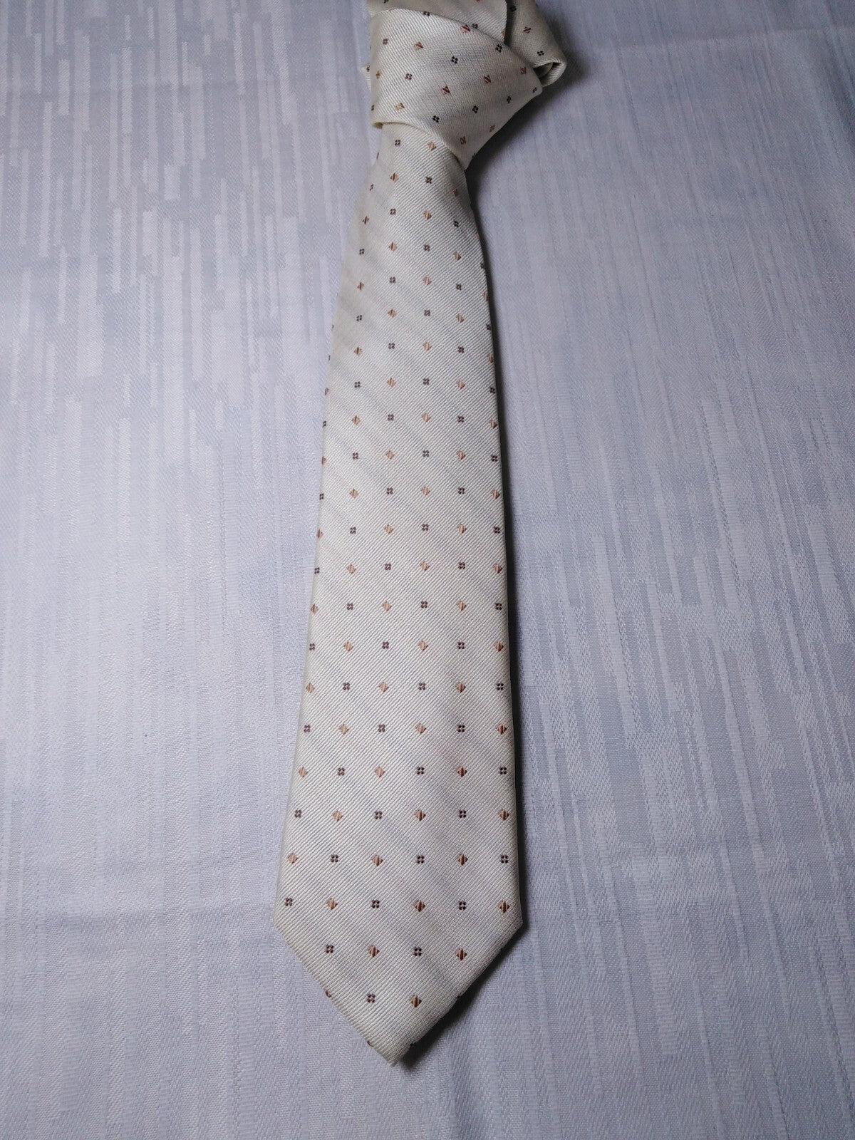 LUCIO LAMBERTI  100%  SILK TIE SETA CRAVATTA SELF TIPPED NECKTIE MADE IN ITALY