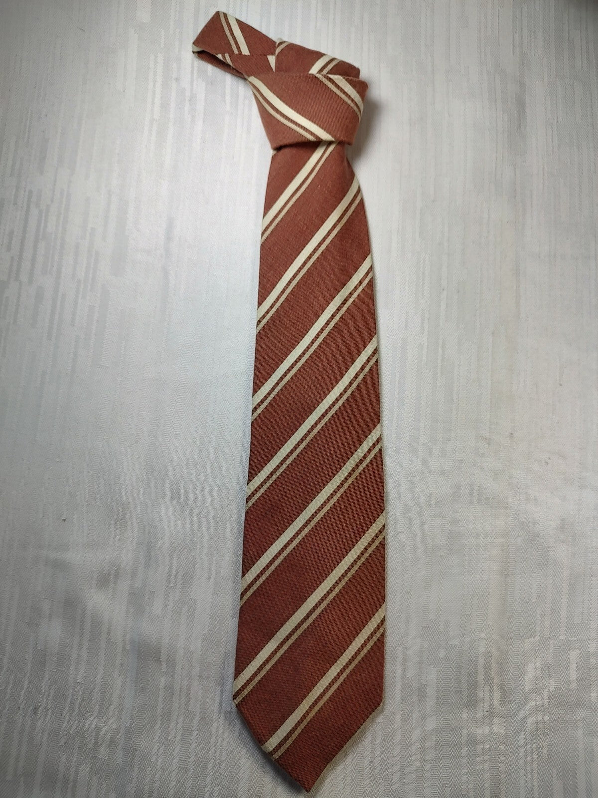 LES COPAINS COTONE SILK TIE SETA CRAVATTA NECKTIE MADE IN ITALY CLASSIC