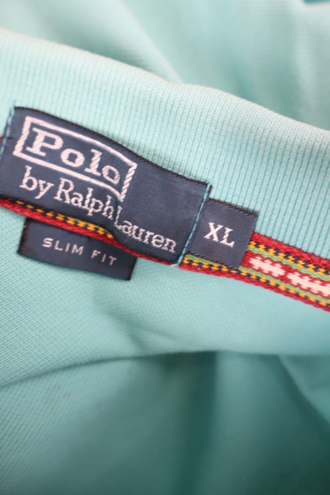 POLO RALPH LAUREN  MAGLIA UOMO TG. XL MAN T-SHIRT CASUAL VINTAGE COTONE SLIM