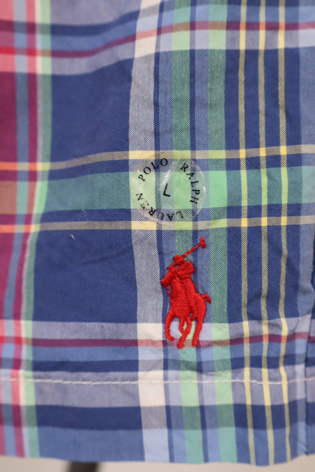 RALPH LAUREN COSTUME PANTALONCINO MARE UOMO TG L MEN SWIMSUIT VINTAGE CASUAL