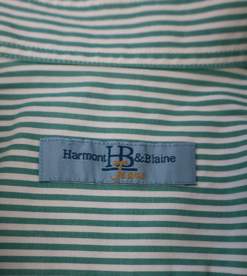 HARMONT & BLAINE CAMICIA COTONE SHIRT UOMO Tg 3XL MAN VINTAGE CASUAL COTTON