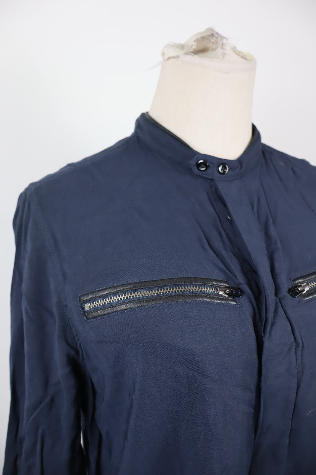 G-STAR RAW VESTITO ABITO A CAMICIA DONNA TG M WOMAN CASUAL VINTAGE DRESS BOTTONI