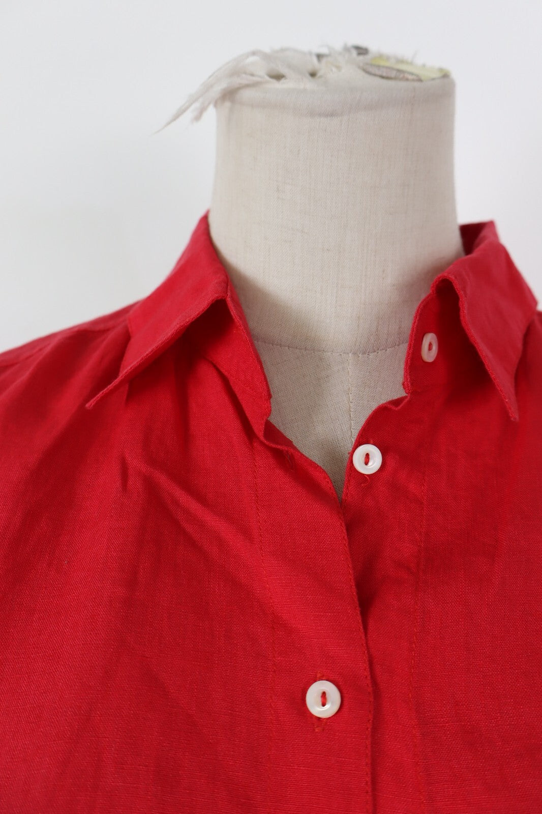 MARELLA CAMICIA BLUSA DONNA TG. 42 WOMAN SHIRT CASUAL VINTAGE LINO