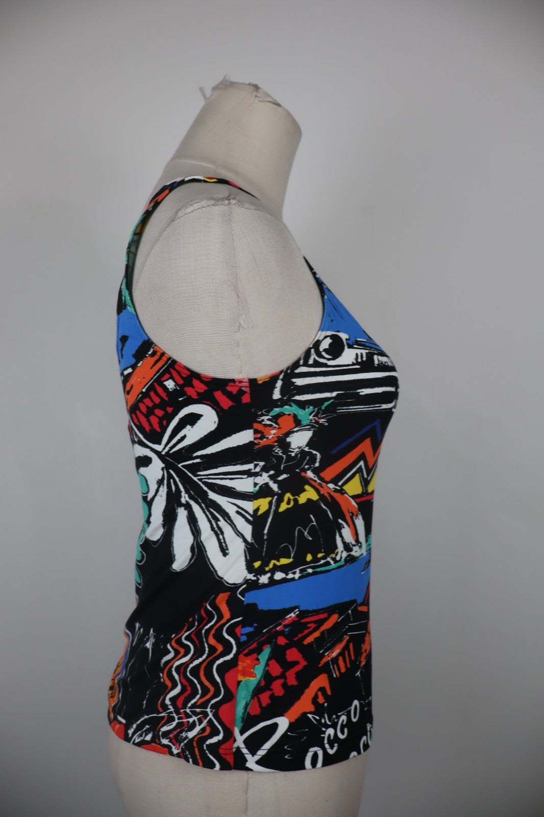 ROCCOBAROCCO CANOTTA TOP MAGLIA DONNA TG. XS WOMAN CASUAL VINTAGE T-SHIRT