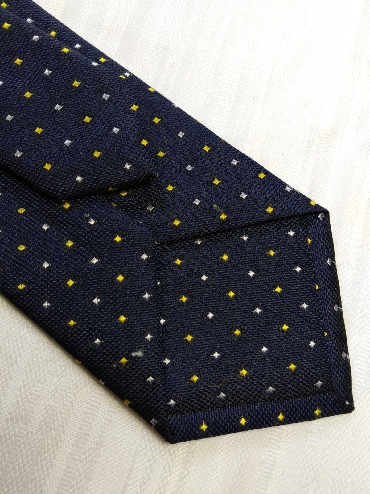 COPPOLA 100% SETA SILK TIE CRAVATTA NECKTIE ITALY VINTAGE SELF TIPPED