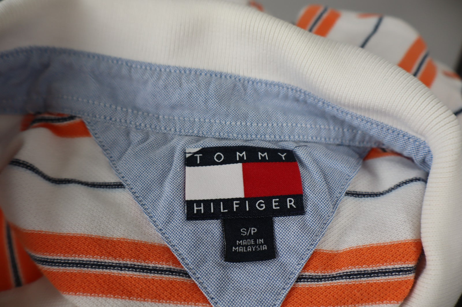 TOMMY HILFIGER MAGLIA POLO UOMO TG. S MAN T-SHIRT CASUAL VINTAGE COTONE COTTON
