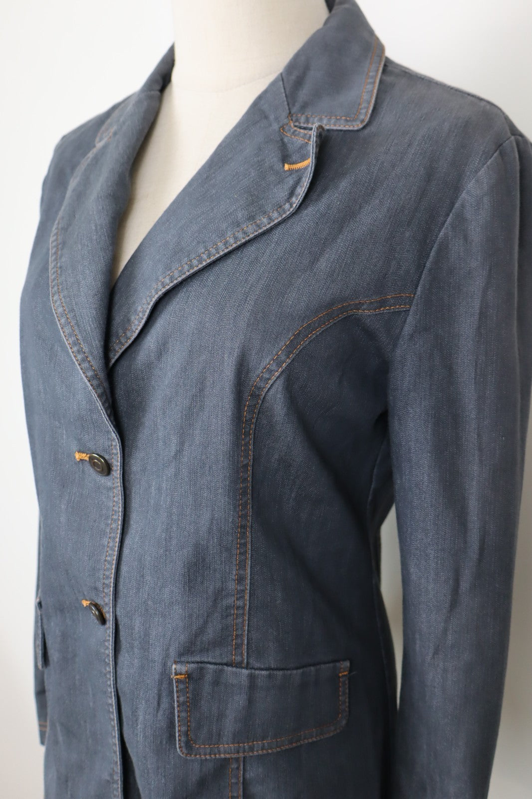 PIERRE CARDIN DENIM GIACCA DONNA Tg XL WOMAN CASUAL VINTAGE  JACKET