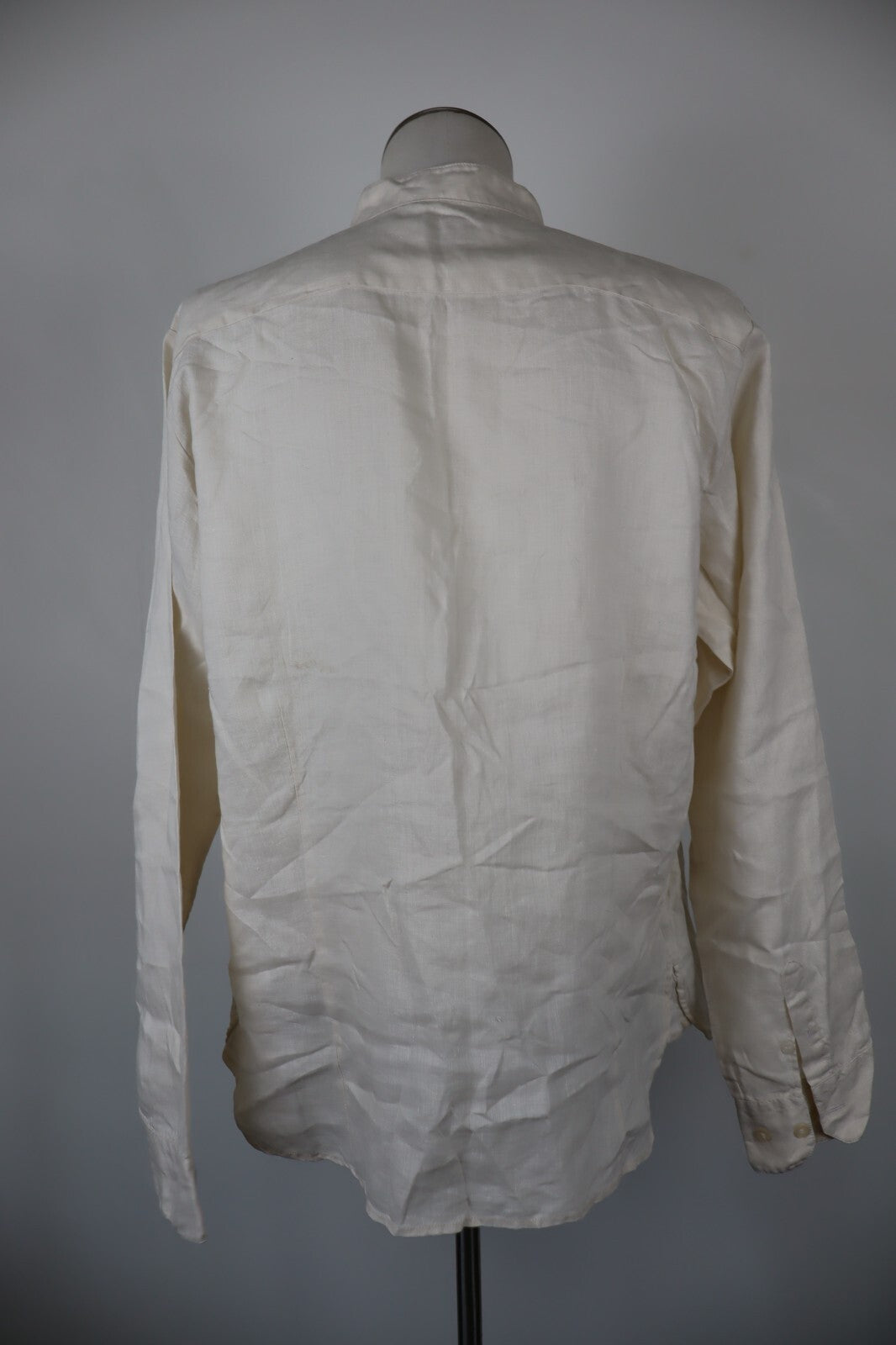 CALVIN KLEIN JEANS CAMICIA SHIRT UOMO Tg XL MAN VINTAGE CASUAL LINO LINEN