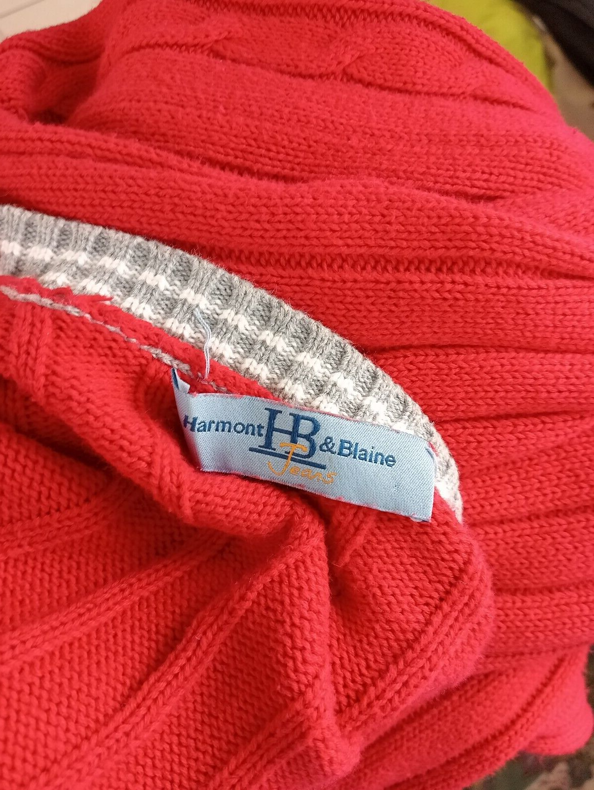 HARMONT & BLAINE MAGLIONE COTONE COTTON UOMO TG XL MAN SWEATER CASUAL VINTAGE