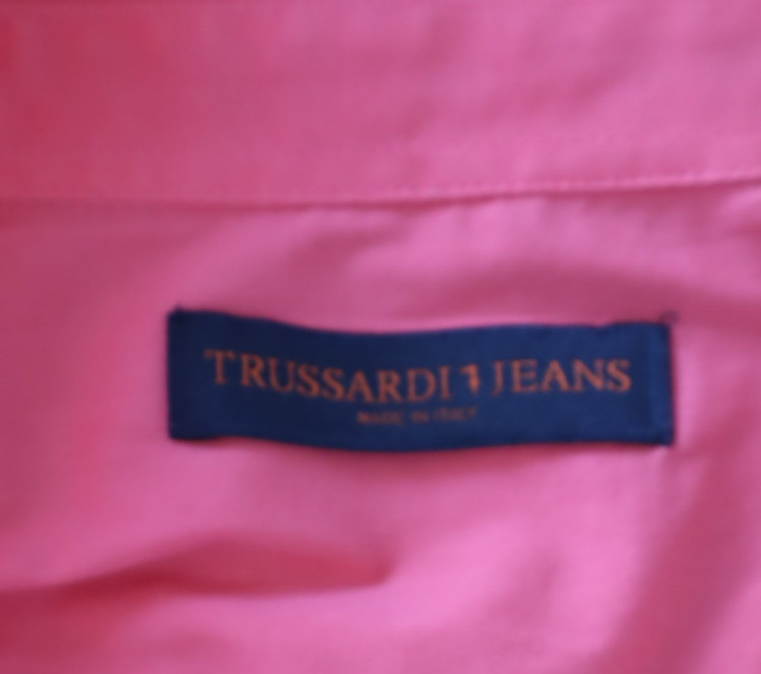 TRUSSARDI CAMICIA DONNA TG. M WOMAN SHIRT CASUAL VINTAGE PINCE BASIC