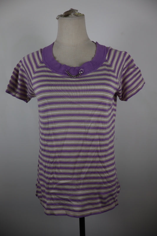 LUISA SPAGNOLI MAGLIA DONNA TG. M WOMAN T-SHIRT CASUAL VINTAGE COTONE COTTON