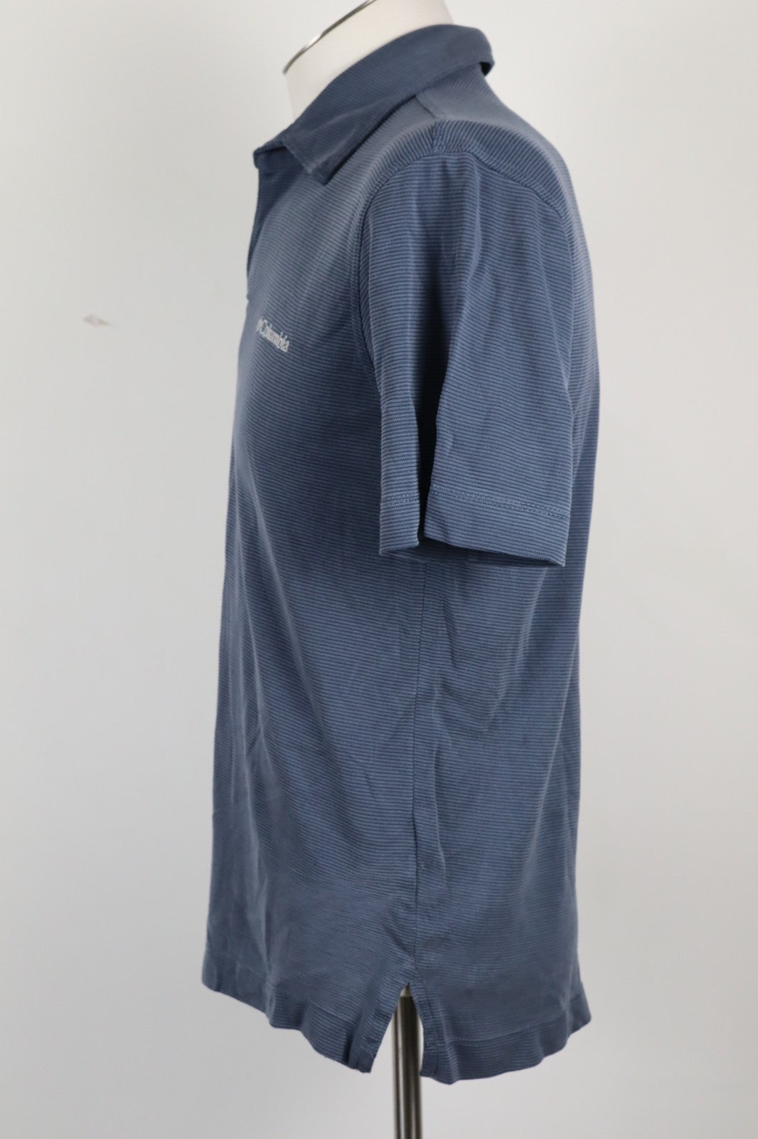 COLUMBIA POLO MAGLIA UOMO TG L MAN T-SHIRT CASUAL VINTAGE LOGO