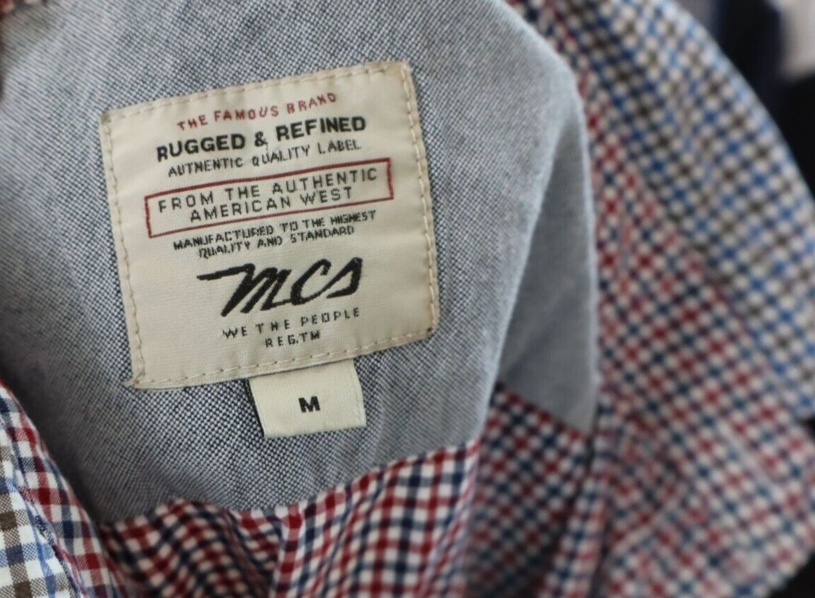 MARLBORO CLASSIC CAMICIA UOMO TG. M MAN CASUAL VINTAGE SHIRT COTONE COTTON