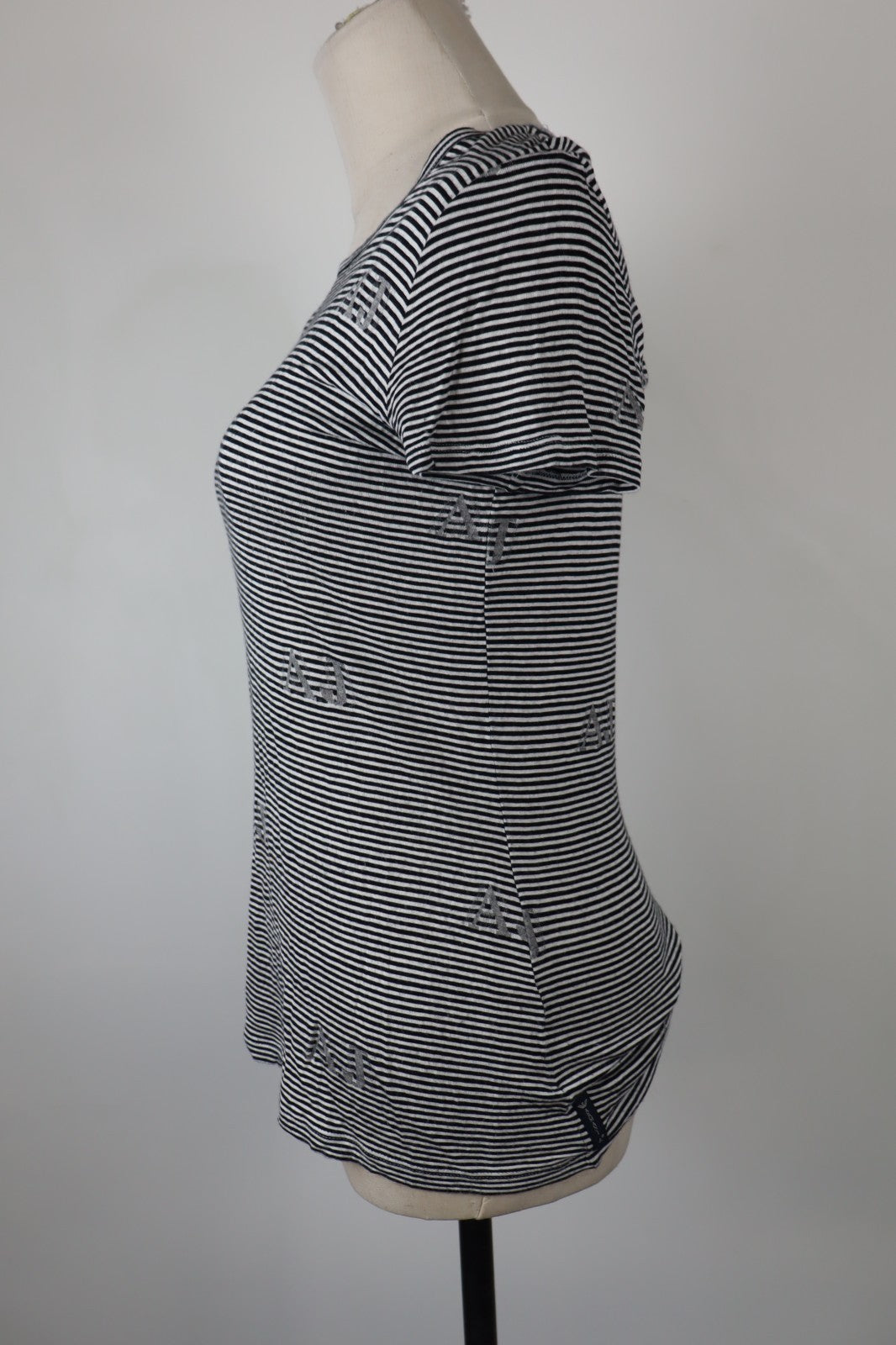 ARMANI JEANS MAGLIA DONNA TG. 44 WOMAN CASUAL VINTAGE T-SHIRT TOP COTONE