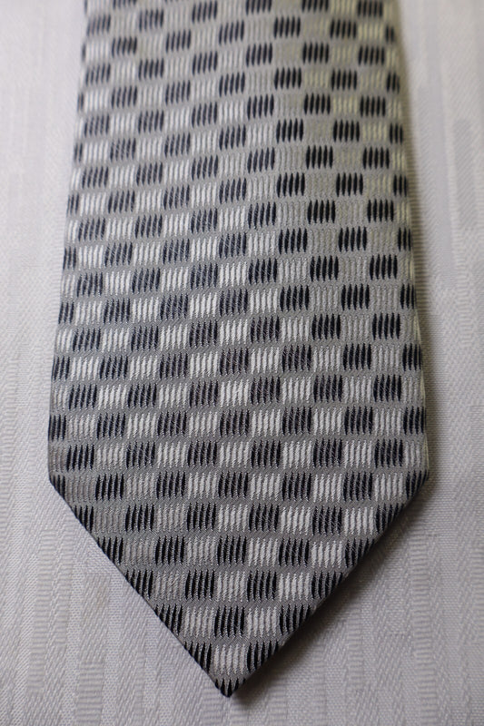 BARTON MODA 100% SILK TIE SETA CRAVATTA NECKTIE MADE IN ITALY VINTAGE