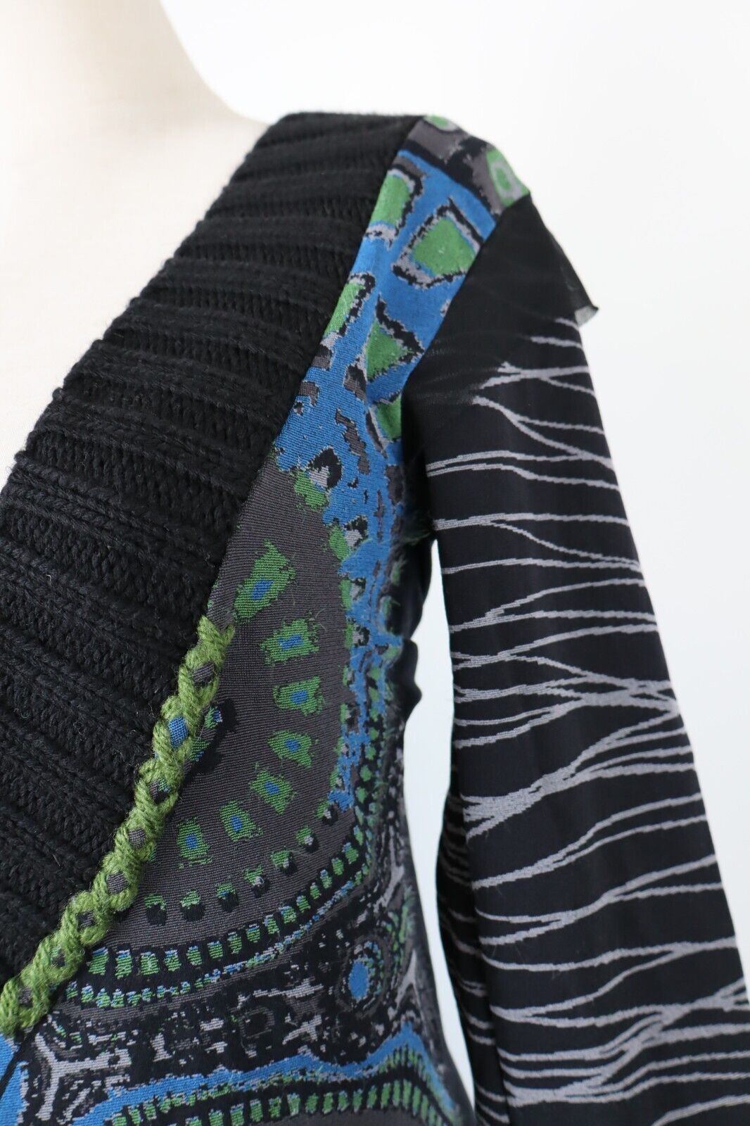 DESIGUAL VESTITO ABITO DONNA TG. S M WOMAN CASUAL VINTAGE DRESS