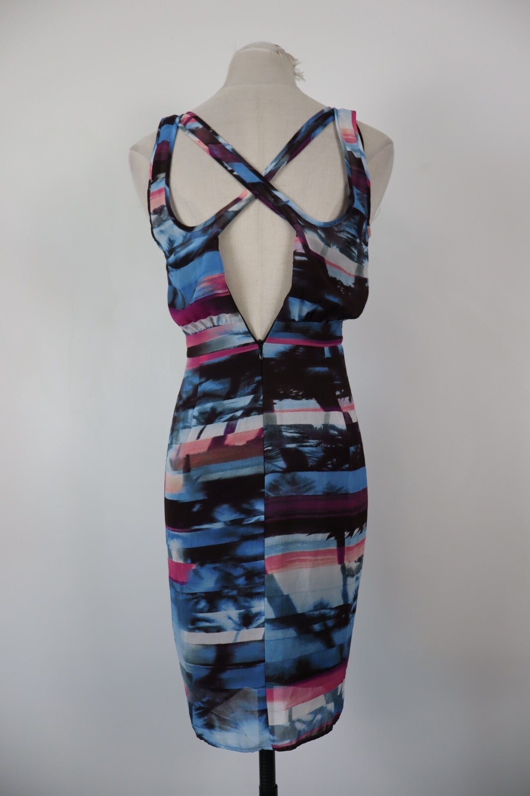 GUESS LOS ANGELES VESTITO ABITO DONNA TG. 38 / 2 WOMAN CASUAL VINTAGE DRESS