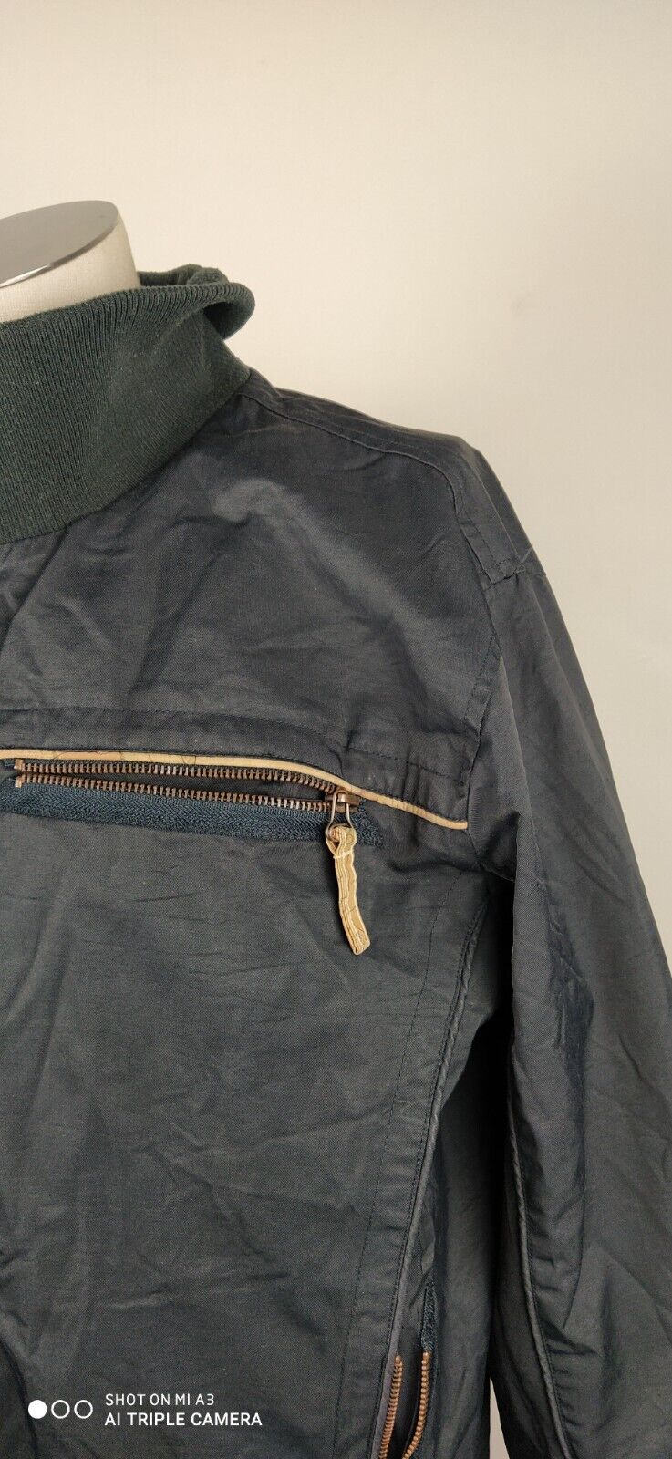 ALVIERO MARTINI I CLASSE GIUBBINO LEGGERO UOMO Tg 52 MAN CASUAL JACKET VINTAGE