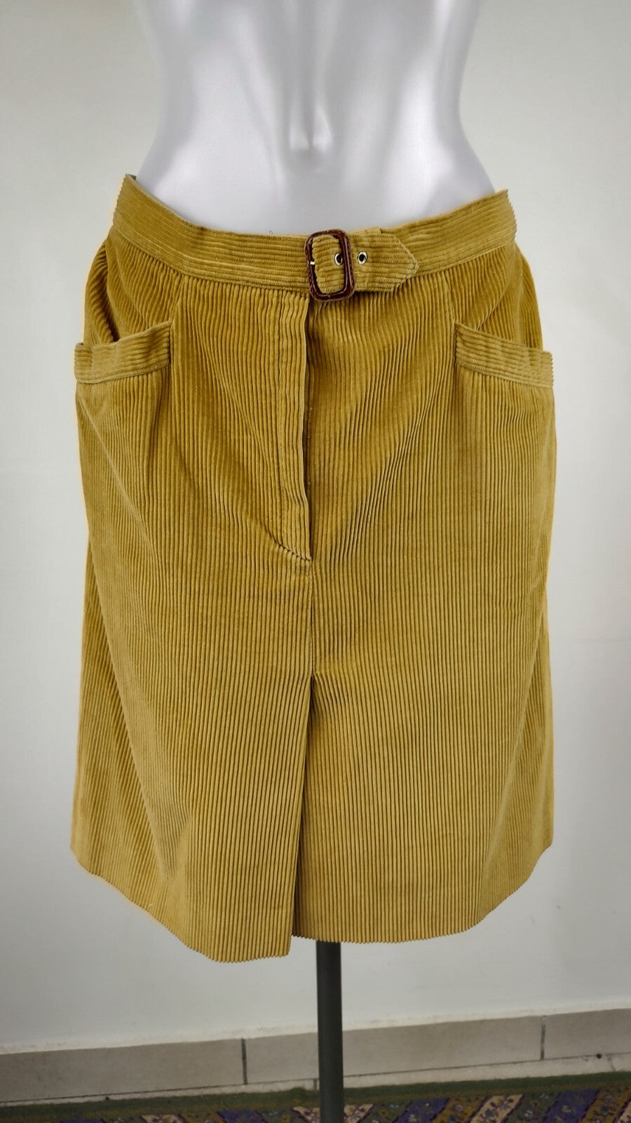 MARELLA GONNA DONNA WOMAN SKIRT W31 CASUAL VINTAGE COTONE SETA VELLUTO