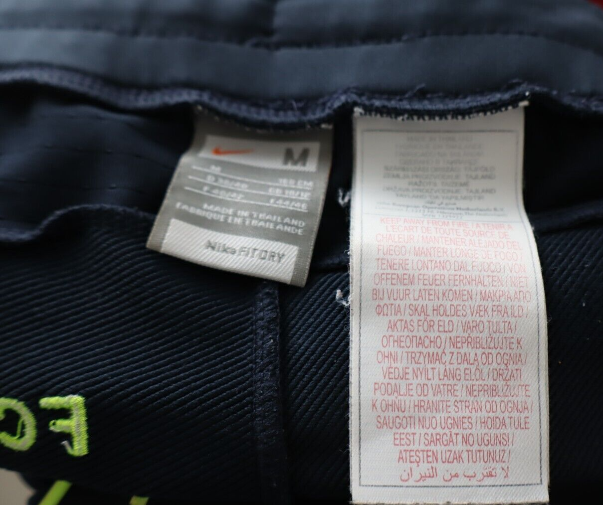 NIKE BARCELLONA PANTALONCINO SPORT CALCIO UOMO TG M SOCCER MAN SHORTS