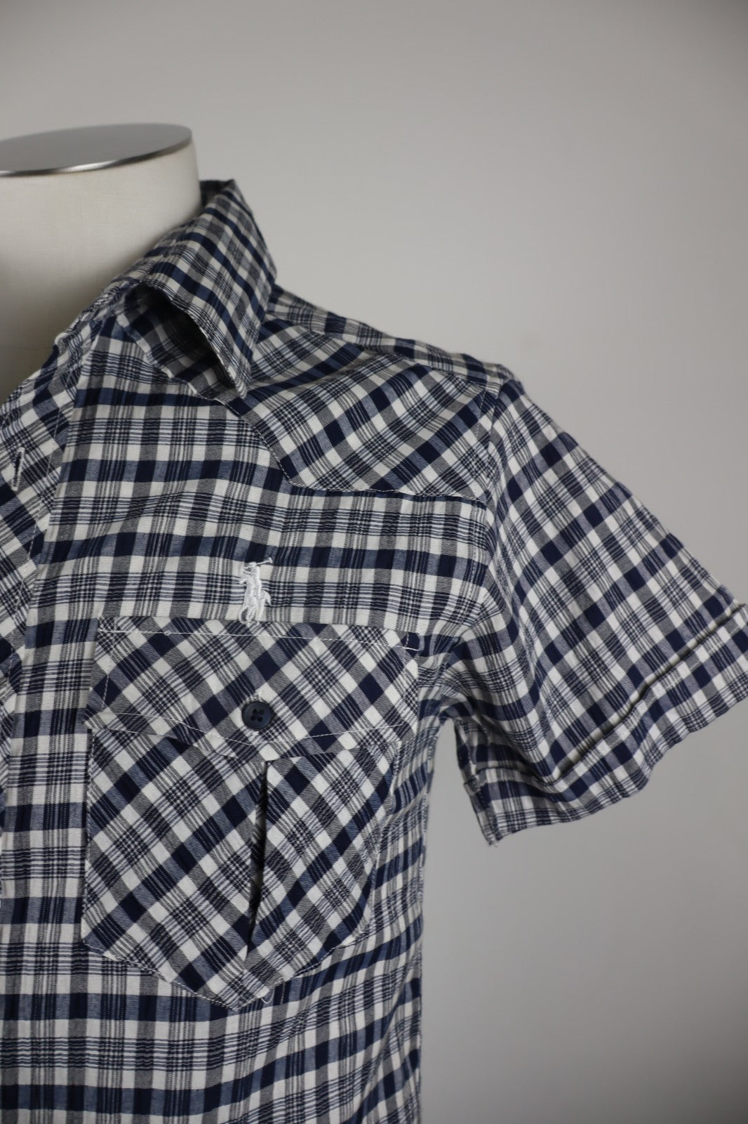 POLO RALPH LAUREN CAMICIA UOMO TG L 41 42 MAN CASUAL VINTAGE SHIRT COTONE COTTON