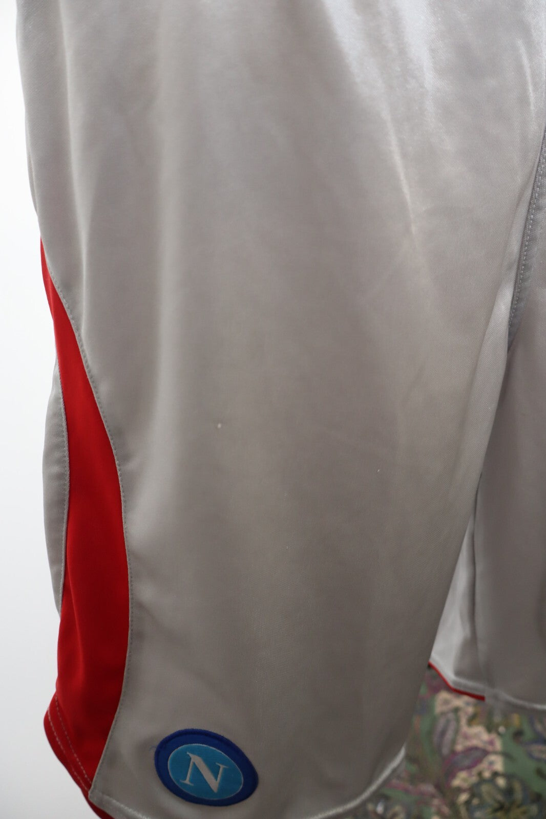 MACRON NAPOLI PANTALONCINI CALCIO SPORT UOMO TG M VINTAGE MEN SHORTS