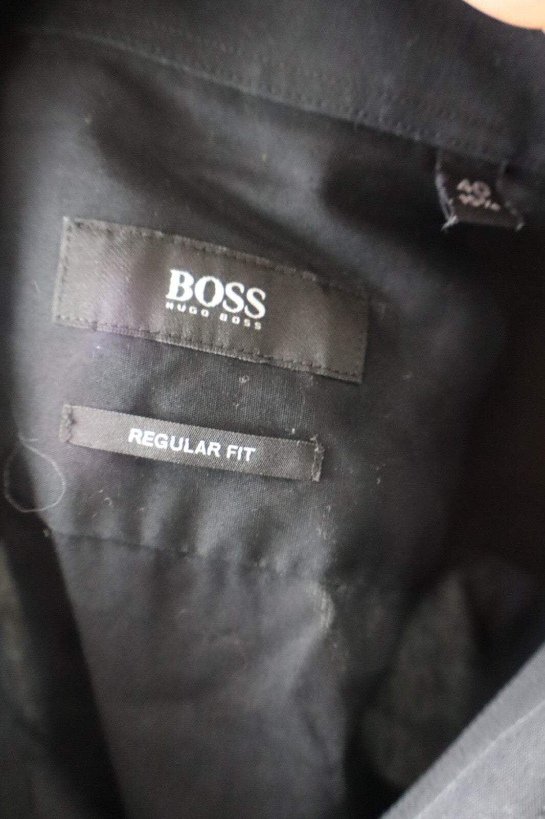 HUGO BOSS CAMICIA UOMO TG. 40 / 15.75 MAN CASUAL VINTAGE SHIRT COTONE COTTON