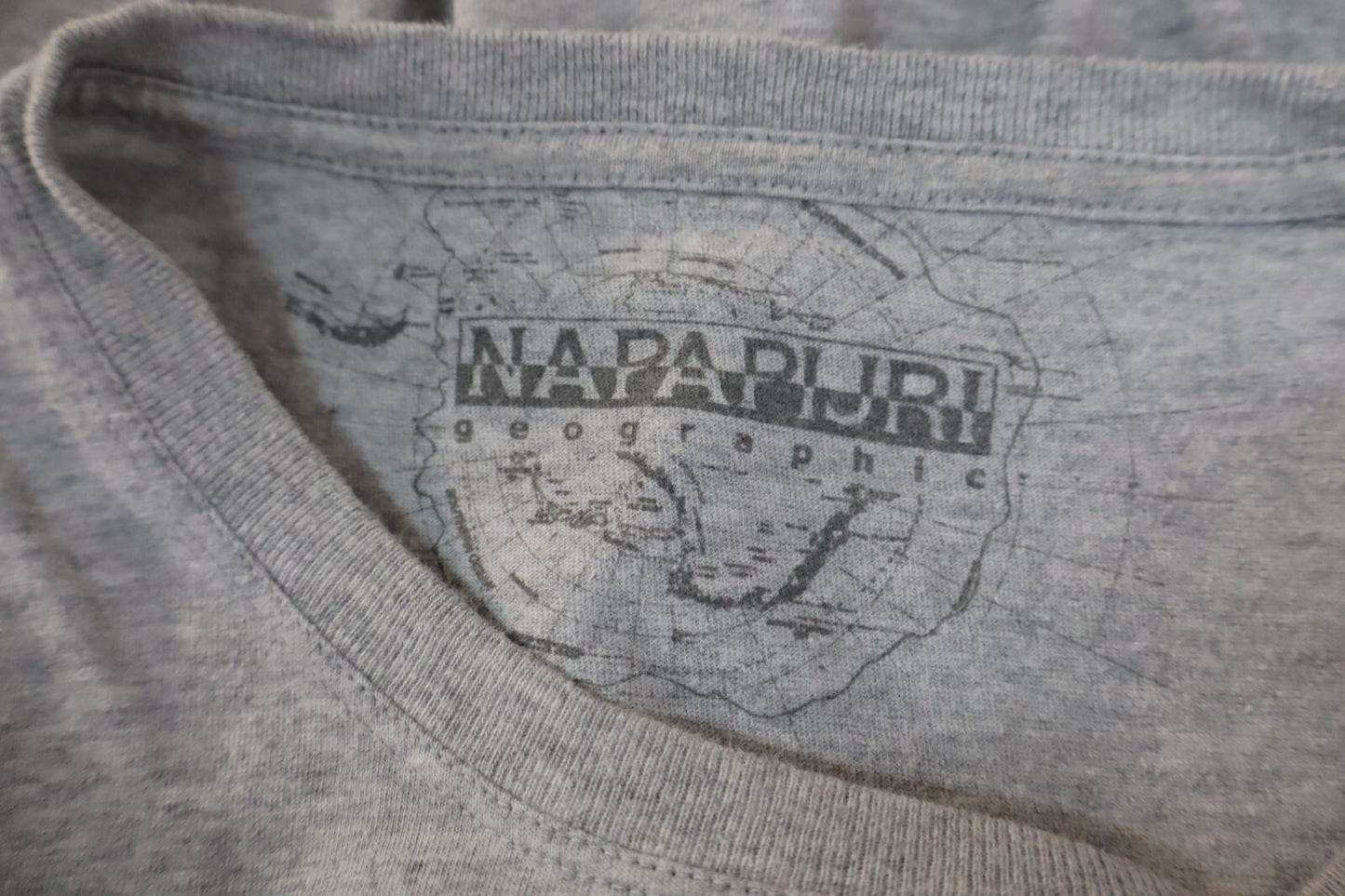 NAPAPIJRI MAGLIA COTONE UOMO TG. L MAN T- SHIRT CASUAL VINTAGE COTTON LOGO