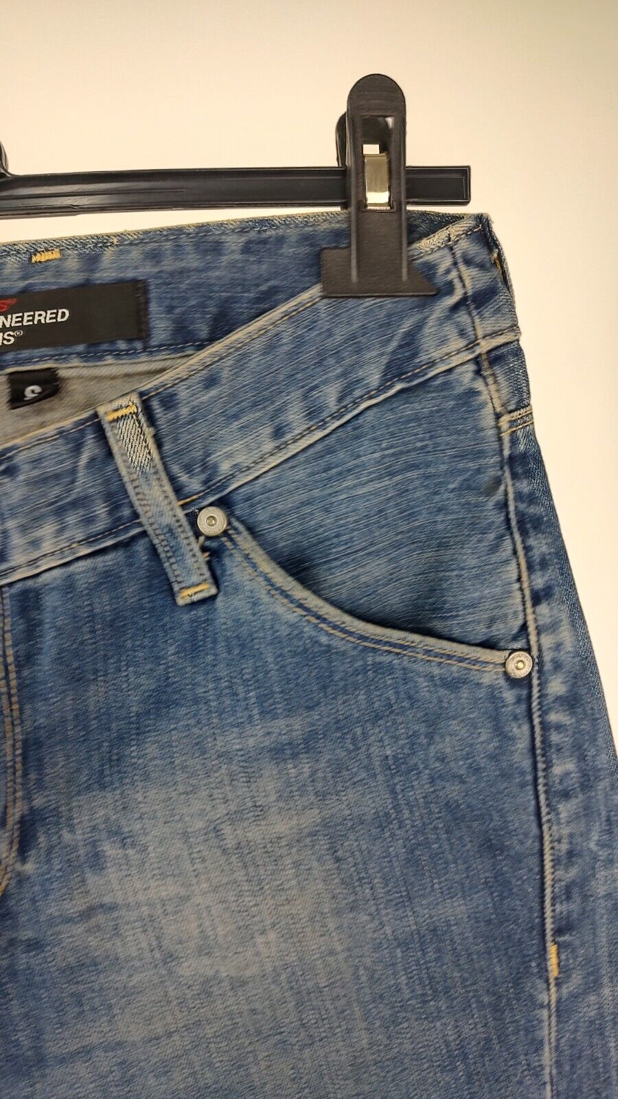 LEVI'S ENGINEERED PANTALONE JEANS SHORTS UOMO TS. S MAN VINTAGE CASUAL PANTS