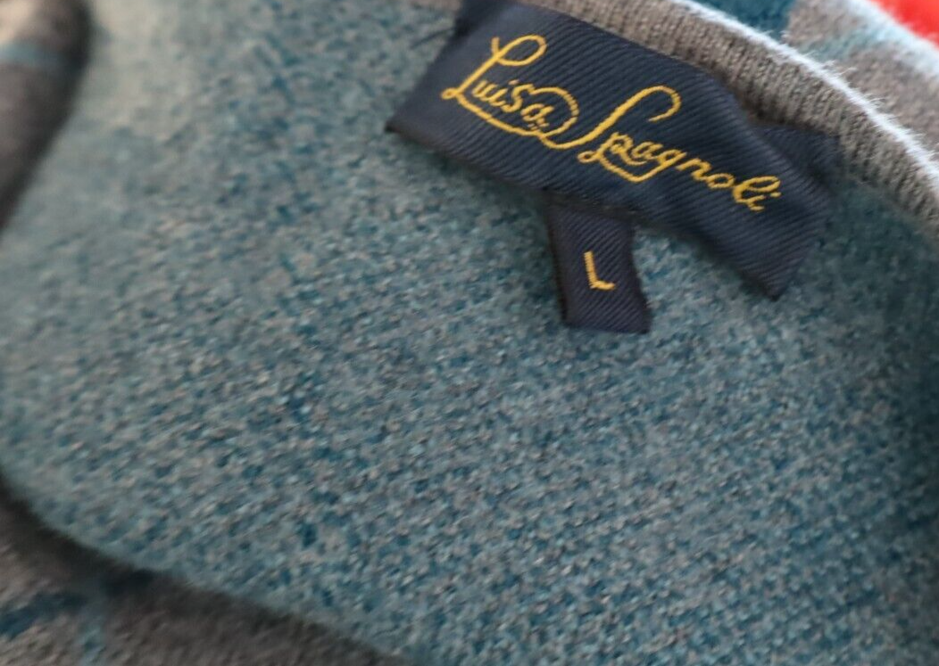 LUISA SPAGNOLI MAGLIONE MAGLIA LANA DONNA L WOMAN WOOL SWEATER VINTAGE CASUAL