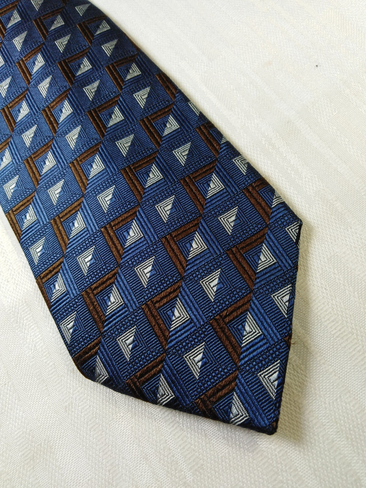 TINO COSMA 100% SETA SILK TIE CRAVATTA NECKTIE ITALY VINTAGE CLASSIC