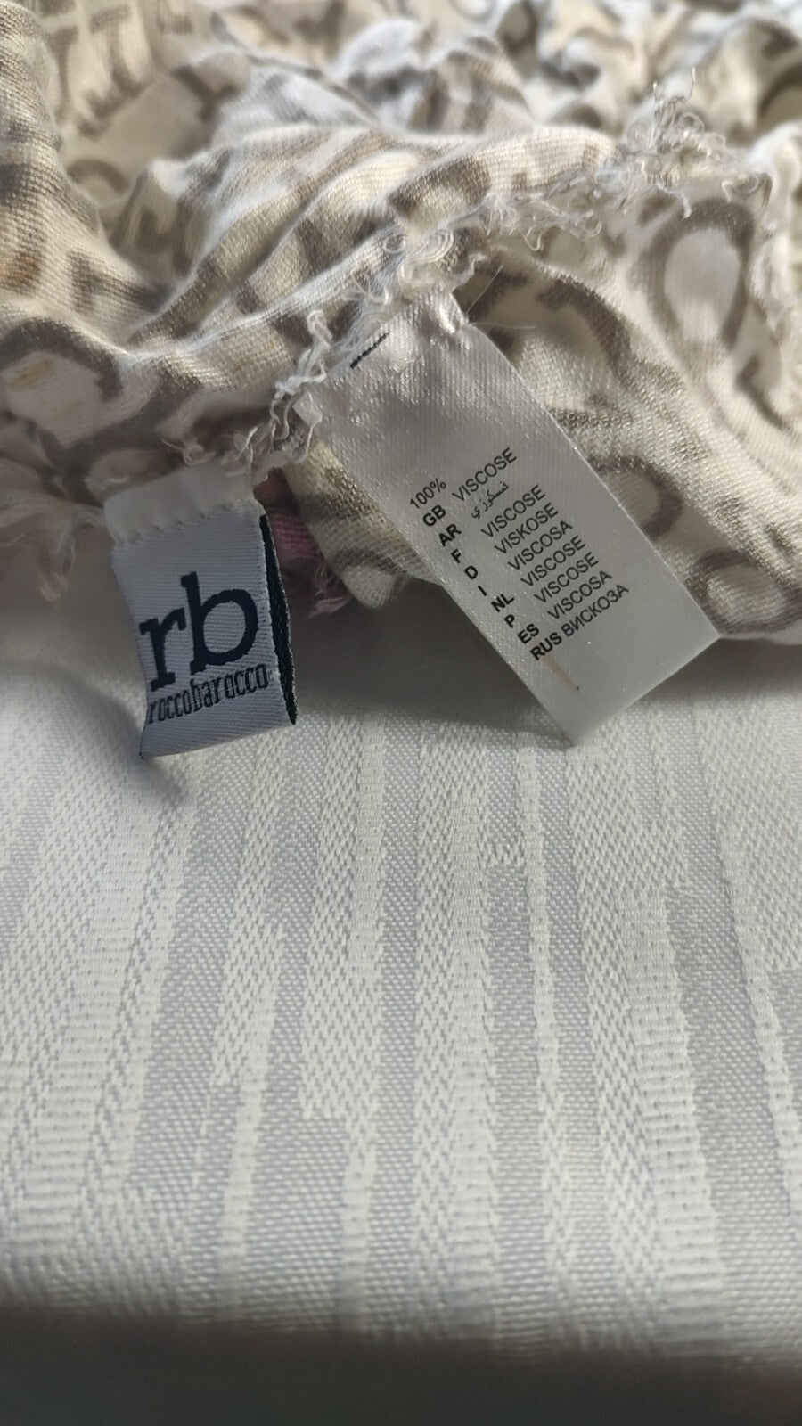 ROCCOBAROCCO FOULARD  SCARVES SCARF SQUARE MADE IN ITALY