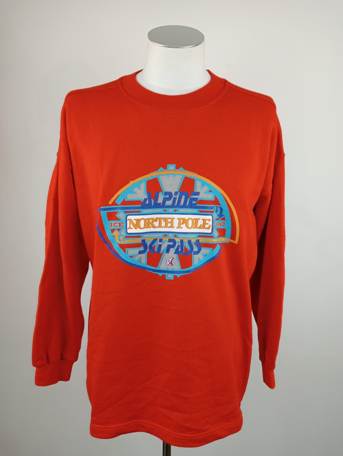 NORTH POLE FELPA UOMO Tg XL COTONE MAN SPORT JACKET SWEATSHIRT VINTAGE