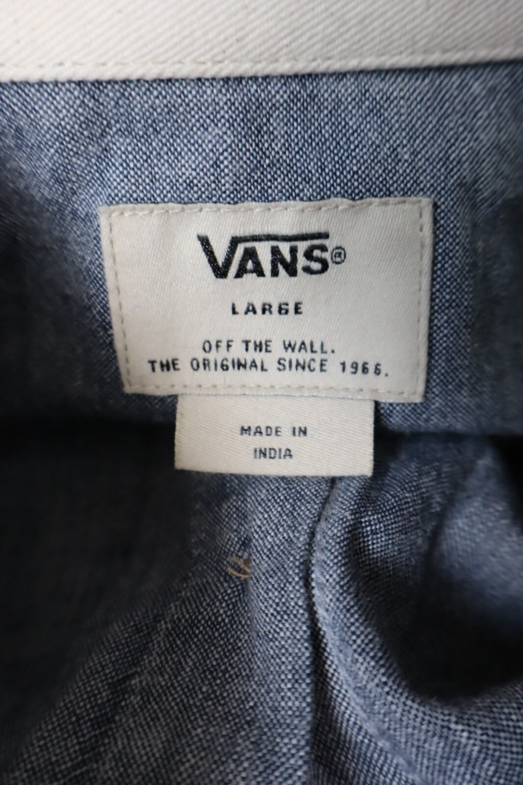 VANS CAMICIA DONNA TG. L WOMAN SHIRT CASUAL VINTAGE COTONE BOTTONI