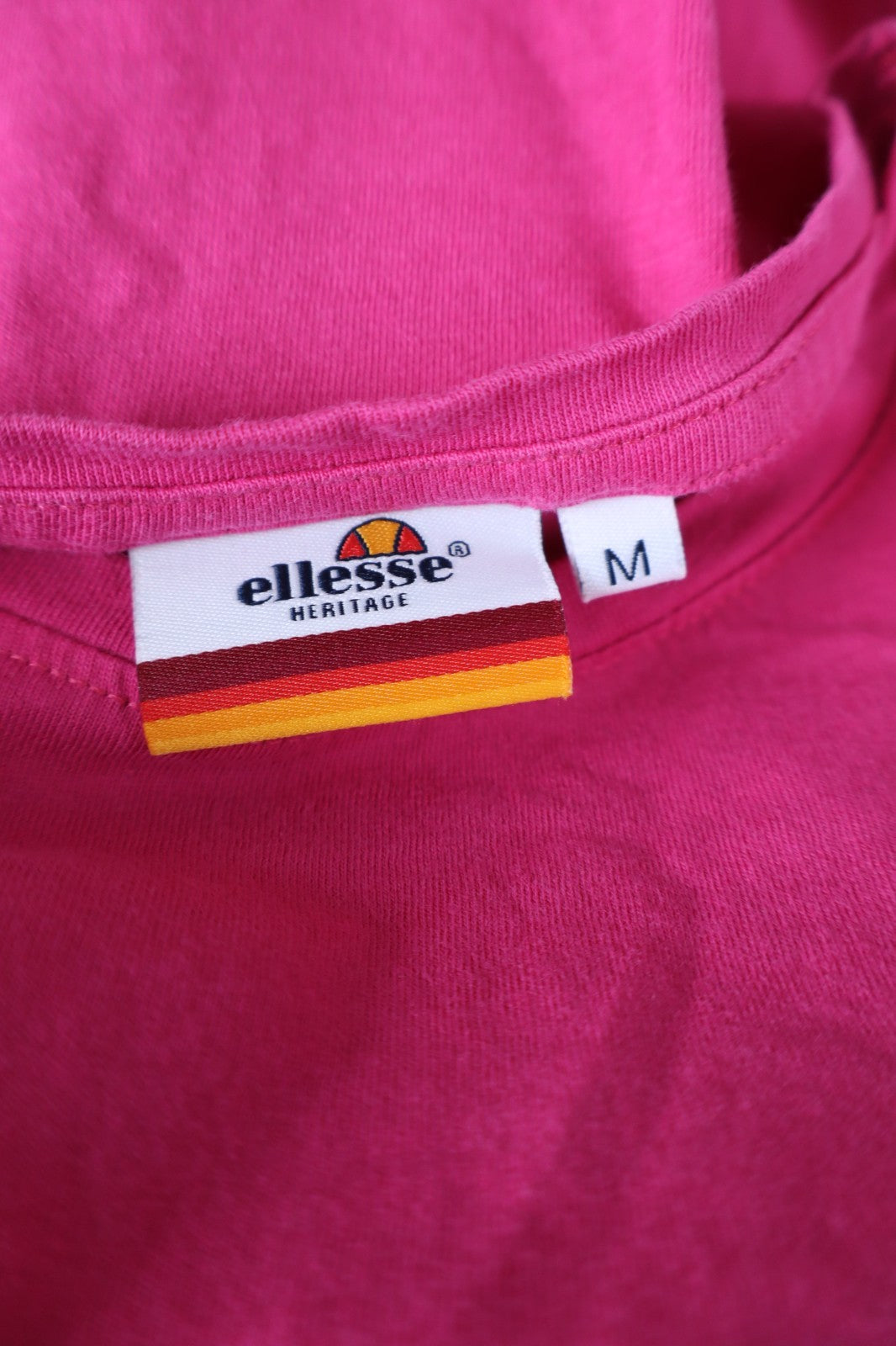 ELLESSE MAGLIA DONNA TG. M WOMAN CASUAL VINTAGE T-SHIRT TOP COTONE