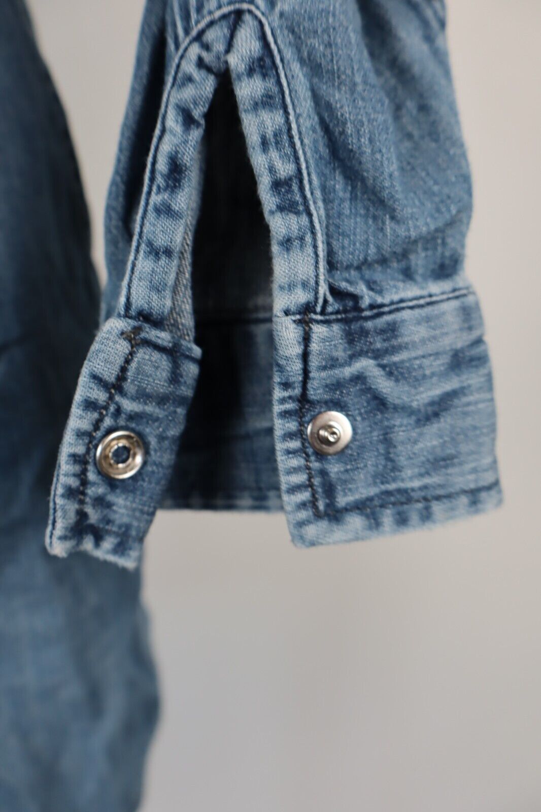 LEVI'S VESTITO CAMICIA JEANS DENIM DONNA TG. XS  WOMAN CASUAL VINTAGE DRESS