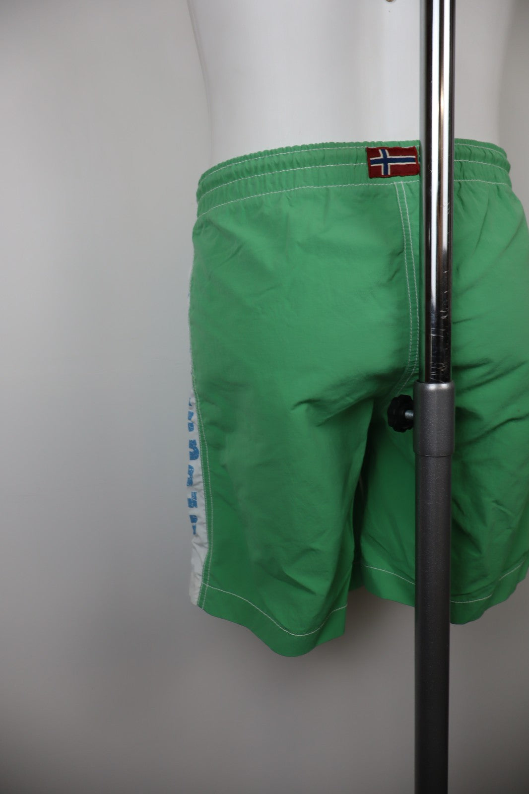 NAPAPIJRI COSTUME PANTALONCINO MARE UOMO TG L MEN SWIMSUIT VINTAGE CASUAL VERDE