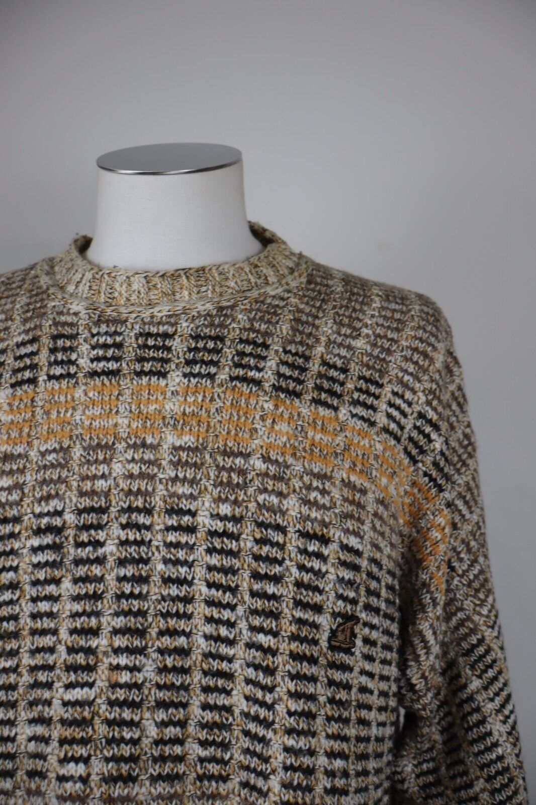 NORTH POLE MAGLIONE MAGLIA LANA WOOL VINTAGE UOMO Tg. XL MAN SWEATER CASUAL