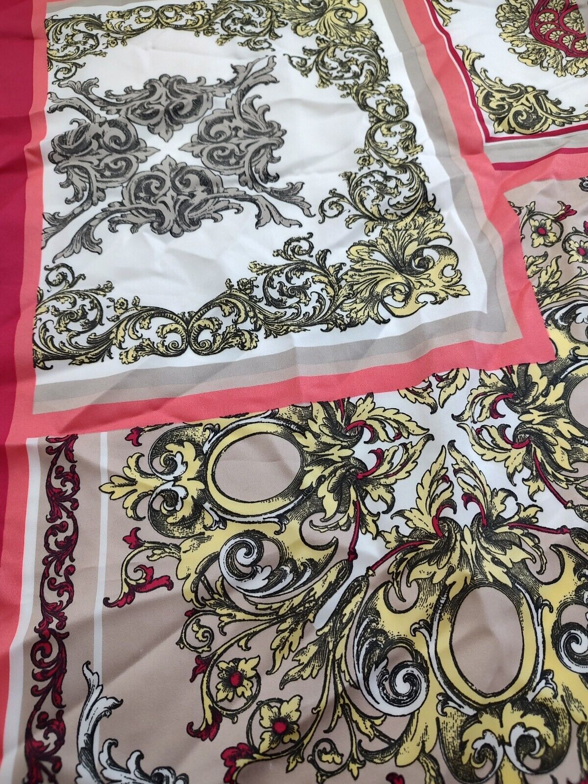FOULARD 100% SILK SETA SCARVES SCARF SQUARE MADE IN ITALY